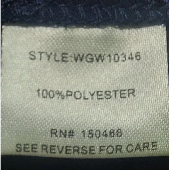 41 Hawthorn Navy Blue Blouse W/ Eyelet Sleeve Detail Size XS - Picture 8 of 9